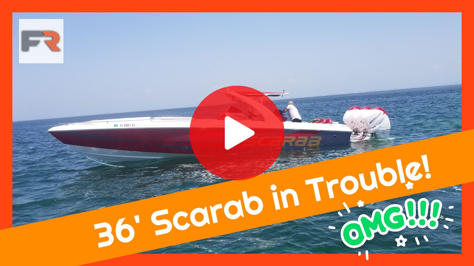 Scarab boat sinking